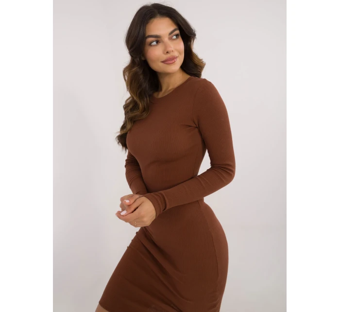 Sukienka RV SK model 21791154 ciemny brązowy - FPrice