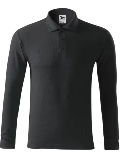 Pánské polo triko Pique Polo LS M model 21105548 Tmavě šedá - Malfini