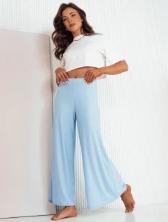 dámské široké kalhoty modré Dstreet model 21974887 - FashionStreet