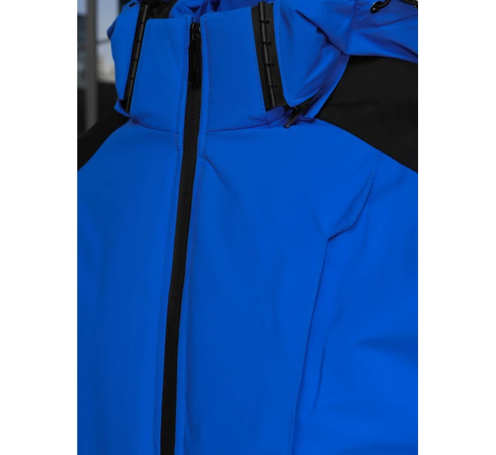 Pánská zimní bunda s kapucí modrá Dstreet model 21995645 - FashionStreet