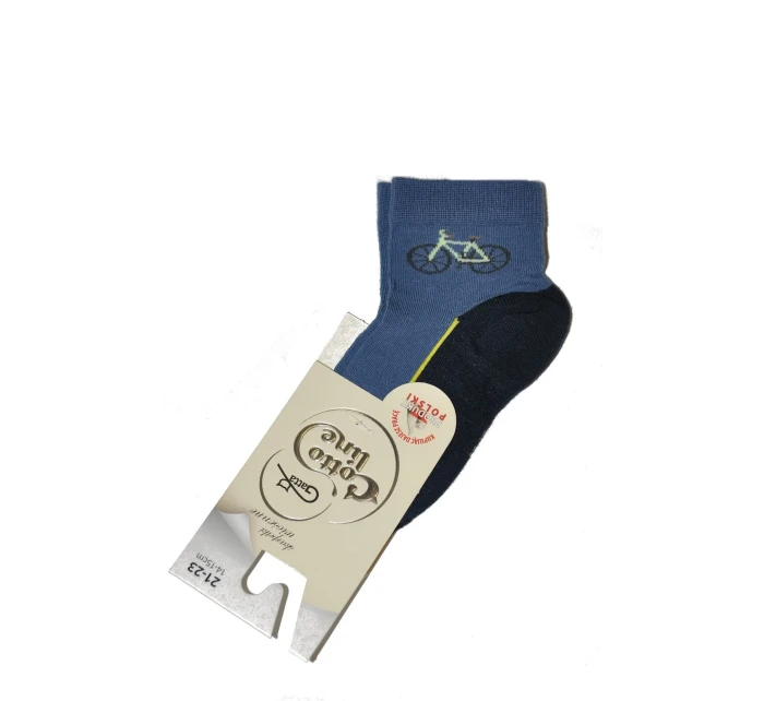 Gatta 224.N59, G24.N59 Cottoline Woisenne chlapčenské vzorované ponožky 21-26