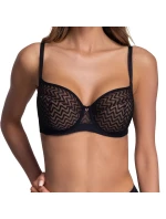 Dámská podprsenka 2102 model 20151946 black - Ava Dámská podprsenka 2102 model 20151946 black - Ava