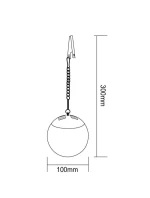 LAMPA SOLARNA PLASTIKOWA model 21831121