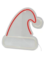 FIGÚRKA NEÓNOVÉ SVETLO SANTA KLOBÚK