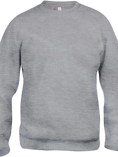 Mikina Clique Basic Roundneck Unisex 67.2130 sivá melírovaná