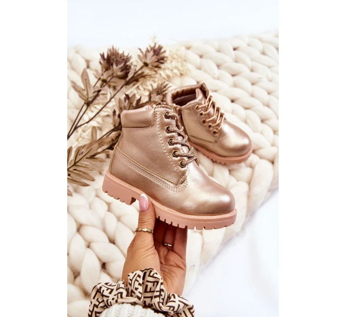 Dětské boty zateplené Champagne model 21522255 - Boto Dětské boty zateplené Champagne model 21522255 - Boto