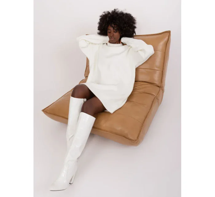 Sukienka LC SK model 19341562 ecru - FPrice Sukienka LC SK model 19341562 ecru - FPrice