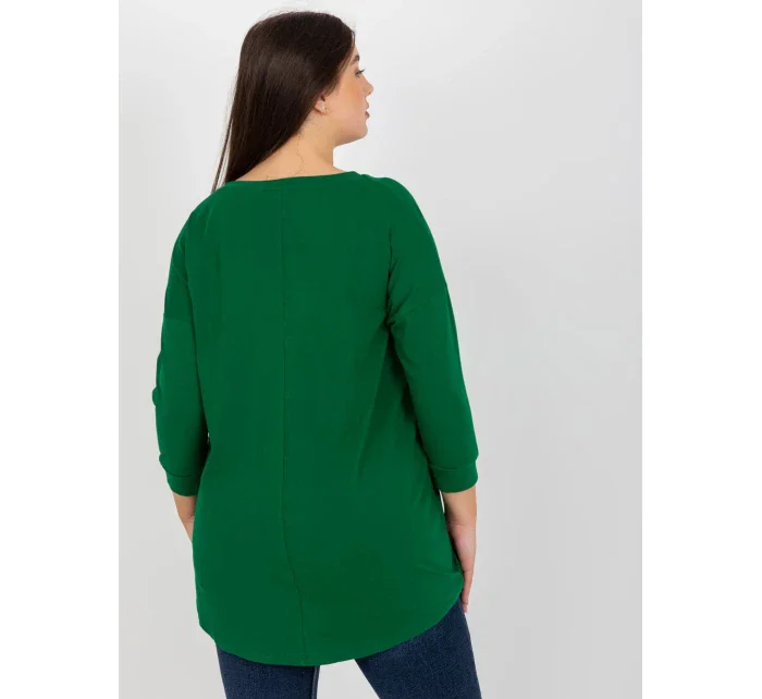 Blúzka VI BZ 2911.82P tmavo zelená