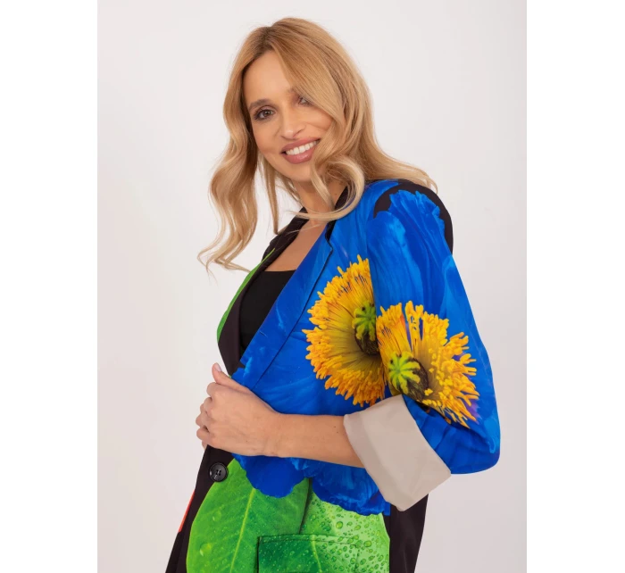 Dámské sako DHJ MA 18525 model 20985395 Černá mix vzor - FPrice