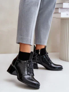 Topánky na podpätku model 202811 Krok vo veľkom štýle