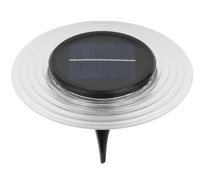 SOLÁRNE DISKOVÉ SVETLO 28 LED PRE MONTÁŽ NA ZEM ALEBO NA STENU