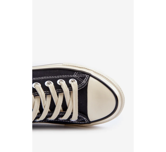 Nízké Dámské Tenisky Big Star model 21654809 Černé - Big Star Shoes Nízké Dámské Tenisky Big Star model 21654809 Černé - Big Star Shoes