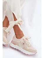 Dámské tenisky na platformě Béžové model 22099931 - Boto