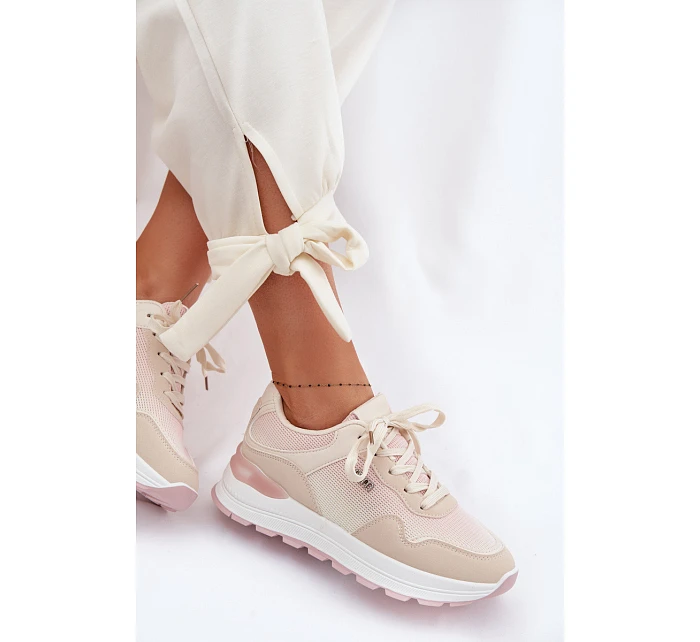 Dámské tenisky na platformě Béžové model 22099931 - Boto