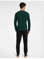 Pyžamo Imress 40952-79X Tmavo zelená a čierna - Henderson Pyžamo Imress 40952-79X Tmavo zelená a čierna - Henderson