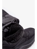 Pánske snehové topánky na zips s kožušinovou izoláciou čierne Linnora Pánske snehové topánky na zips s kožušinovou izoláciou čierne Linnora