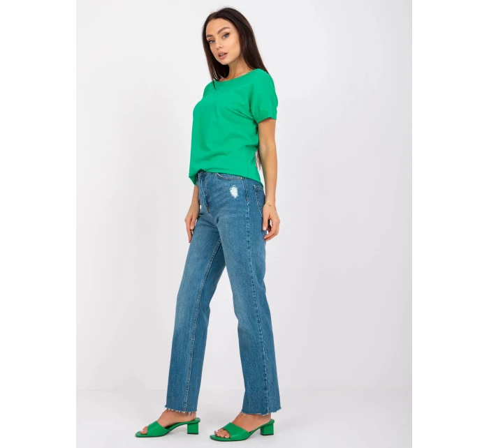 Dámske nohavice RO SP PNT N03.37 Jeans-modrá - FPrice