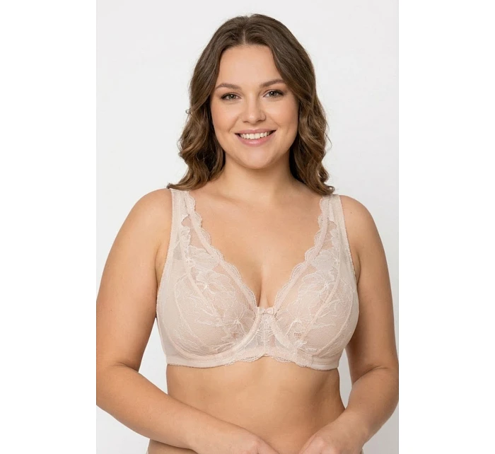 Dámská maxi podprsenka růžová model 22103947 - MEDIOLANO Dámská maxi podprsenka růžová model 22103947 - MEDIOLANO