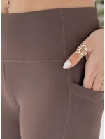 Dámské cyklistické šortky hnědé Dstreet model 21982895 - FashionStreet