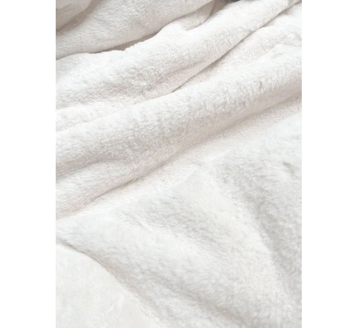 PARKA Z I KAPTUREM BEŻOWA model 21242109 - Libland