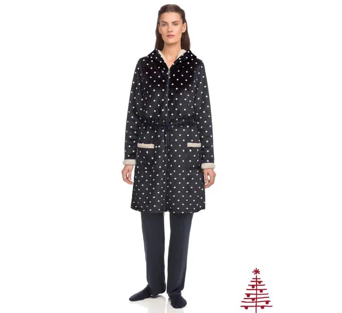 Vamp - Pohodlný dámsky župan s kapucňou 15905 - Vamp