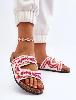 Dámské Bílé Sandály Na Korkové Podrážce model 21649751 - Boto