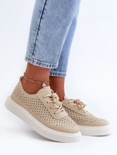 Tenisky Na Platformě Beige model 21666358 - Boto