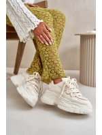 Dámské tenisky na masivní světle béžové model 21667369 - Boto