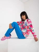 Mikina RV BL 8116.86P biela a ružová