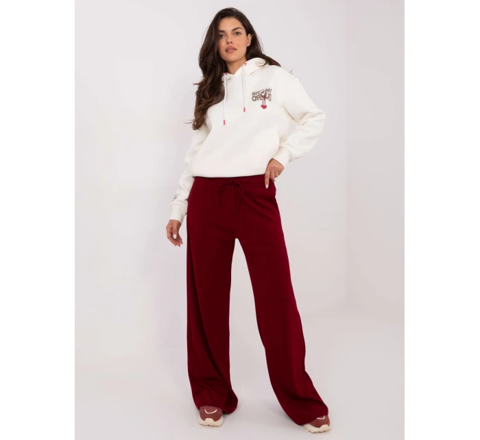 Spodnie dresowe RV DR model 21378684 bordowy - FPrice Spodnie dresowe RV DR model 21378684 bordowy - FPrice