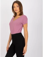 Tričko RV TS 4832.19P tmavoružové Tričko RV TS 4832.19P tmavoružové