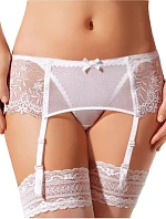 Dámsky podväzkový pás N.32 White - EWANA