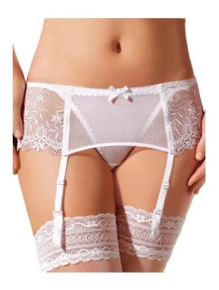 Dámsky podväzkový pás N.32 White - EWANA