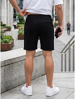 Spodenki męskie dresowe z czarne model 22305592 - FashionStreet Spodenki męskie dresowe z czarne model 22305592 - FashionStreet