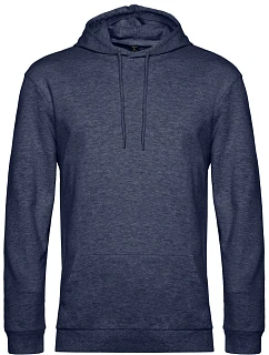 B&C #Hoodie Pánska mikina s kapucňou 01.U03W heather navy