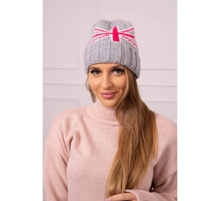 Dámská čepice  světle šedá model 18752285 - K-Fashion