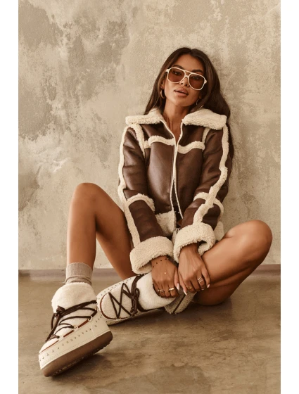 Dámské zateplené sněhule Bežové model 21637486 - Boto Dámské zateplené sněhule Bežové model 21637486 - Boto