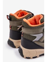 Zateplené Sněhové Boty Dětské Big Star model 21675329 Khaki - Big Star Shoes