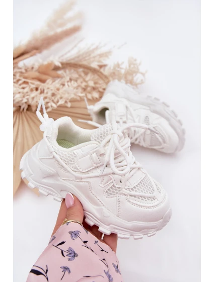 Sportovní Boty Sneakers Dětské Bílé model 21700421 - Boto