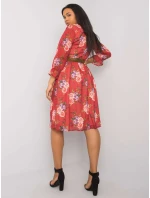 Šaty LK SK 507267.28 bordová Šaty LK SK 507267.28 bordová