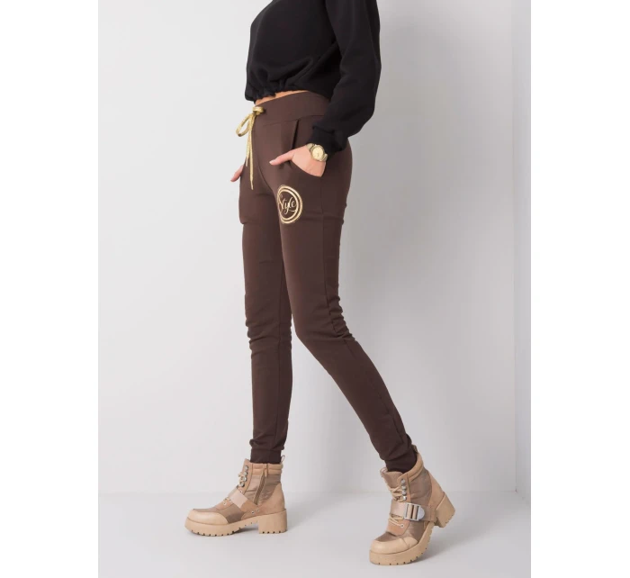 Tepláky RV DR model 14840046 hnědá - FPrice Tepláky RV DR model 14840046 hnědá - FPrice