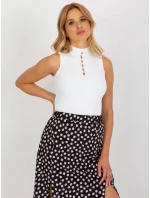 Dámská halenka BA BZ model 18860067 Ecru - FPrice Dámská halenka BA BZ model 18860067 Ecru - FPrice