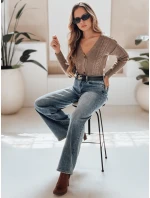 dámský svetr čokoládová Dstreet model 21967036 - FashionStreet