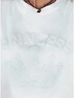 Dámske tričko PRINCY biele FashionStreet RY2391