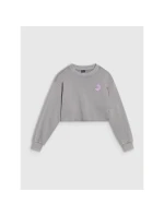 Dívčí mikina bez kapuce model 21435791 - 4F