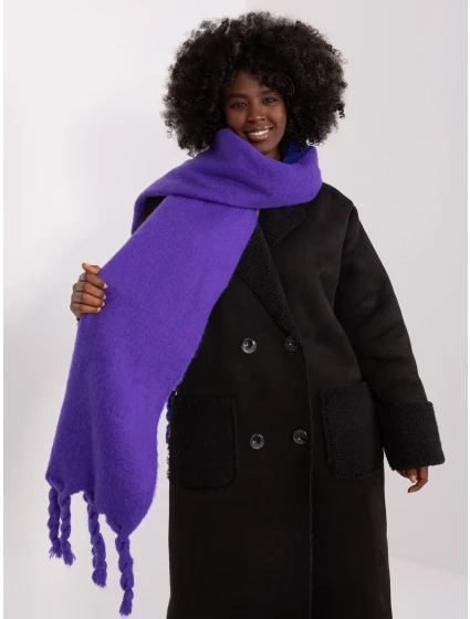 Szalik AT SZ model 19341446 ciemny fioletowy - FPrice Szalik AT SZ model 19341446 ciemny fioletowy - FPrice