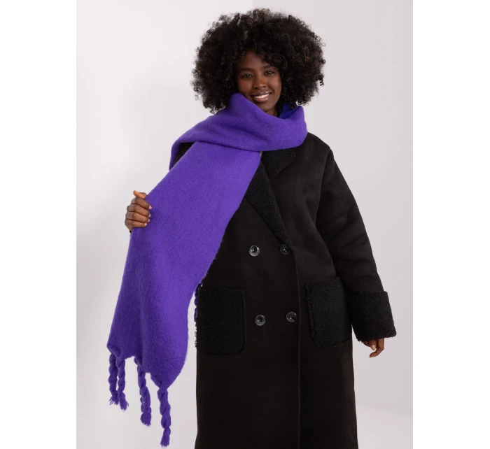 Szalik AT SZ model 19341446 ciemny fioletowy - FPrice Szalik AT SZ model 19341446 ciemny fioletowy - FPrice