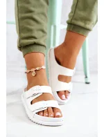 Gumové pantofle se sponou Bíle Corina