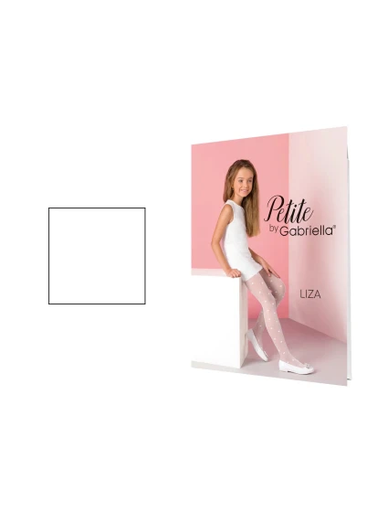 Dětské punčocháče bílé model 18580874 - Gabriella Dětské punčocháče bílé model 18580874 - Gabriella