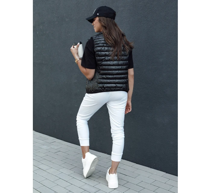 Dámska prešívaná vesta so stojačikom STYLISHZ čierna FashionStreet TY4440